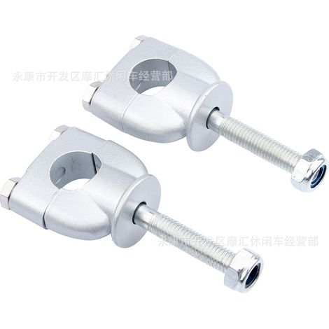 Accessoire moto tout-terrain pour Honda CRF50 XR : fixation de guidon au niveau du volant, trou unique de 22 mm (1/4)