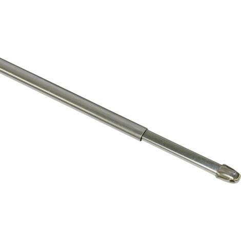 Gardinia Bastone per tende, Estendibile, Metallo/Plastica, Cromato, 40 – 65 cm, 2 unità (1/2)