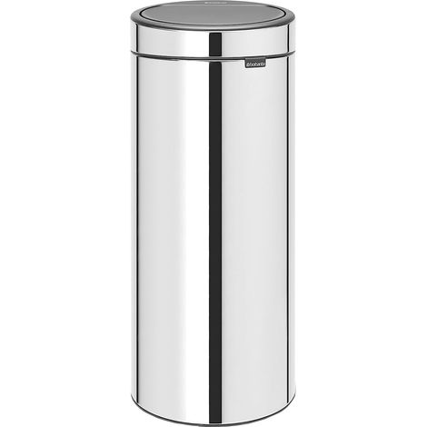 Brabantia Touch Bin New Pattumiera, Metallo, Inox Lucido, 30 litri (1/5)