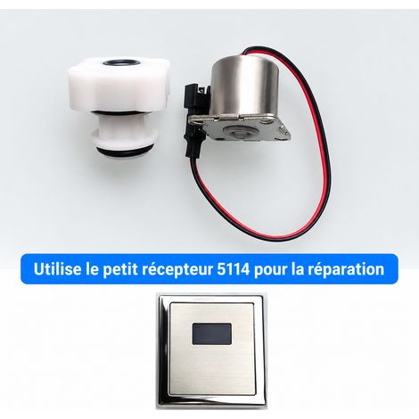 Urinoir automatique modèle 8 électrovanne de remplacement 6V 15 × 15 × 15 cm 800 g – Livraison gratuite