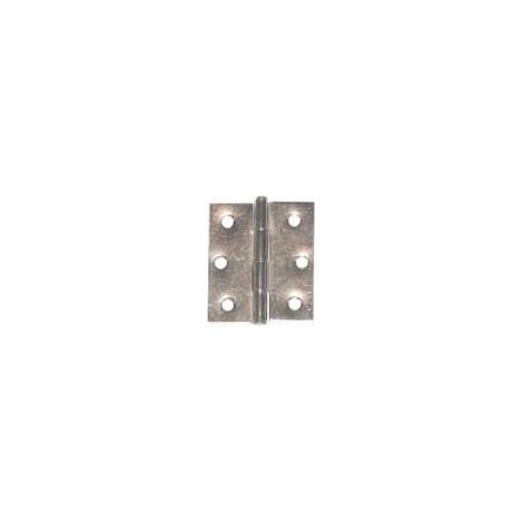 Cerniere spina fissa 40 x 40 mm. - zincate - 4 pz.