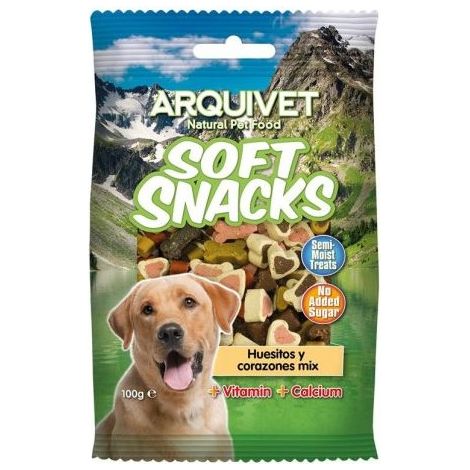 SNACK HUESITOS Y CORAZONES MIX 100gr. Arquivet
