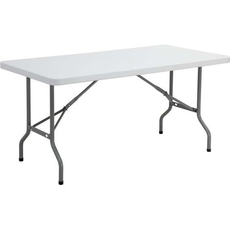 Tavolo rettangolare con gambe pieghevoli cm 76 x 152 x h. 74 (1/3)