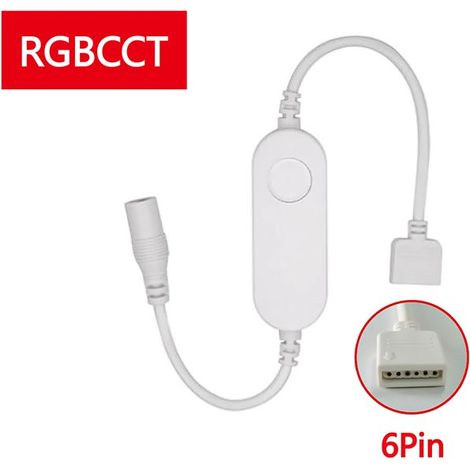 Mini ZigBee Controller 12V 24V 5 Canali Per Striscia Led RGB+CCT APP Tuya HUE Compatibile Con Alexa Google Home