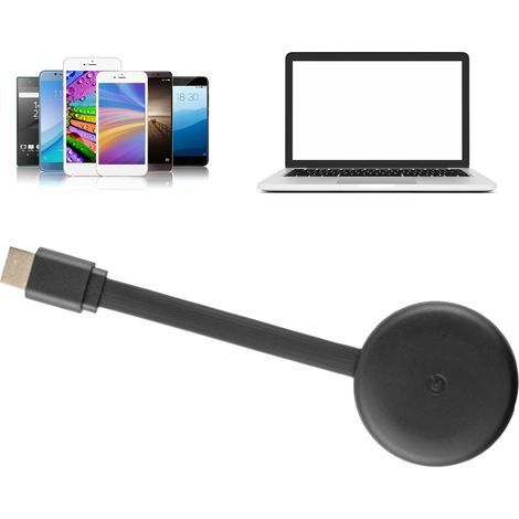 Clé USB d'affichage sans fil 1080p pour écran de téléphone, adaptateur projecteur, récepteur de duplication d'écran pour la maison (1/5)