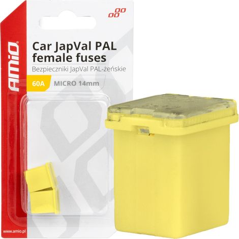 Japval PAL Kfz-Sicherungen (weiblich), 2 Stück, 60 A, amio-03456 (1/3)