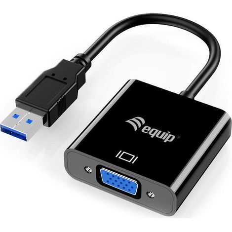 ADAPTADOR USB 3.0 A VGA  EQUIP 1920 X 1080 60HZ (1/4)