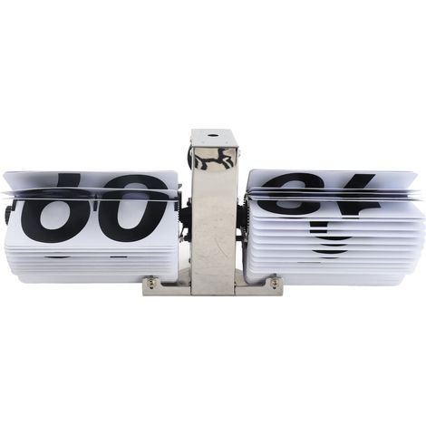 Reloj de Sobremesa Flip Retro, Mecanismo Silencioso en Acero Inoxidable y PVC, Pantalla Digital 36cm – Ideal para Salón y Oficina (1/5)