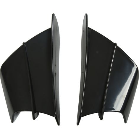 Carenage latéral moto ailerons aérodynamiques avant spoilers brillants noirs pour NINJA400 NINJA250 Z900 Z1000 (1/5)