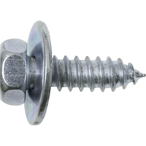 SWG Sechskantblechschraube mit Scheibe DIN 6901 6,3x20 verzinkt Blechschrauben