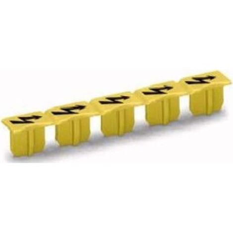 WAGO GmbH& Co. KG Warnabdeckung m. Blitzpfeil sw 2016-115 25 Stk (1/3)