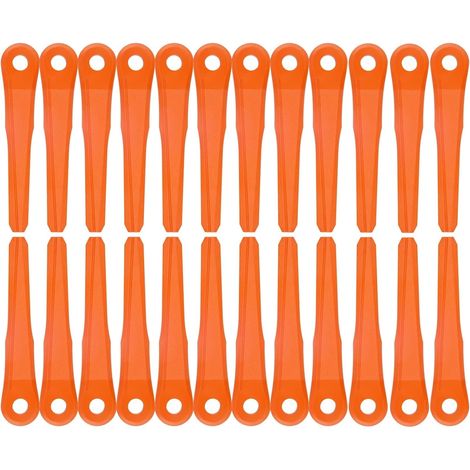 Confezione da 40 lame di ricambio per decespugliatore Stihl Polycut 6-2, 6-3, 7-3, 28-2, 48-2, lame in plastica 400 2007 1000