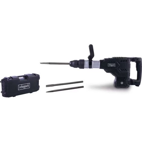 Martello pneumatico demolitore sds-max 60j 1700w 12Kg DBH2000-BE scheppach black
