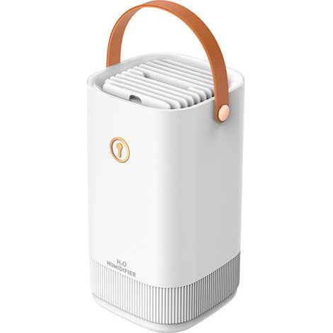 Humidificateur ultrasonique, humidificateur d'air Portable-Blanc (1/5)