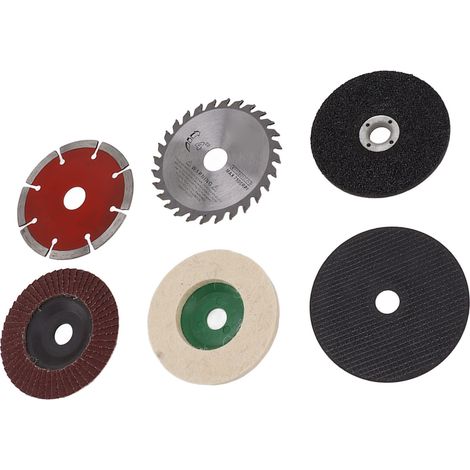 Schleifscheiben-Set, Trennscheiben-Set, legierter Stahl, vielseitig, einfach zu montieren, Schleifzubehör für die Holzbearbeitung und Formgebung (1/5)