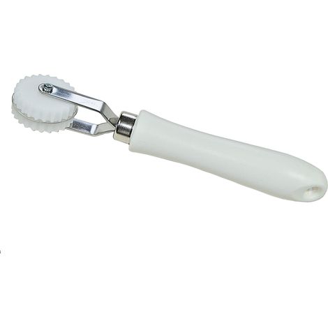 Elettro Center Art.332 Taglia e Chiudi Lama Liscia Inox 14Mm Manico in Pom, Acciaio Inossidabile, Bianco (1/2)