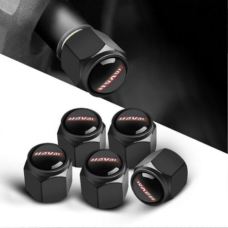 4pcs Car Tire Air Nozzle Cap Résistance à la corrosion Stem Cap pour Accessoires Automobiles (1/5)