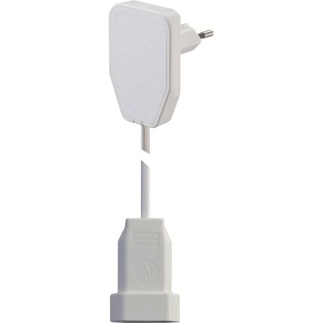 NVB 104573 Alimentazione Prolunga Bianco 0.80 m H03VVH2-F 2X 0,75 mm²
