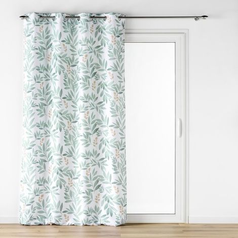 Rideau a oeillets 140 x 260 cm polyester imprime biovana Sans (1/5)