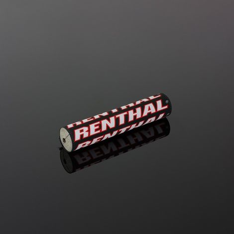 Esponja para volante Renthal mini SX PAD (205 mm), edición del equipo, colores negro/blanco/rojo, con el logotipo de Renthal.