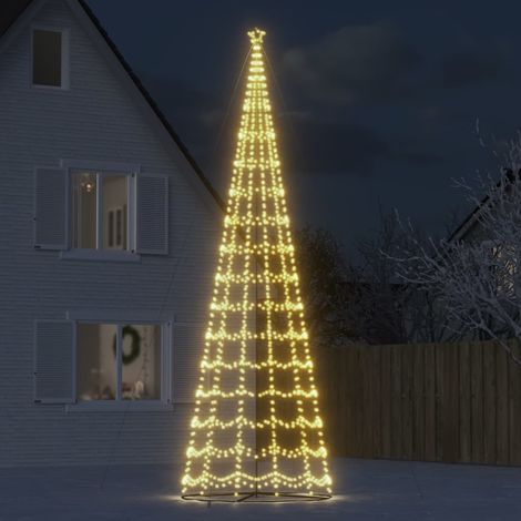 LED Christmas Tree 1554 LEDs Warm White 500 cm vidaXL (1/5)