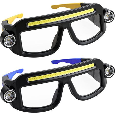 Il s'agit d'un lot de 2 lampes frontales rechargeables avec capteur de mouvement COB et 4 modes de protection oculaire, adaptées au camping, à la pêche, au cyclisme, à la randonnée, au travail et à d' (1/4)