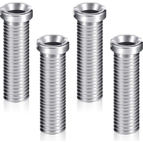 4 Vis de Panier d'Évier 45 mm Vis de Bonde en Acier Inoxydable Accessoires de Fixation Vis de Boulon d'Évier Vis de Bouchon de Crépine de Panier d'Évier pour Cuisine Lavabo (1/5)