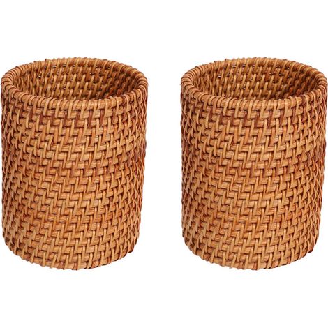 2x Essstäbchen aus Rattan, Röhrenlöffel mit Schöpfkelle, Eimer, Tafelmesser, Gabeln, Geschirr, Aufbewahrungsbox A (1/4)