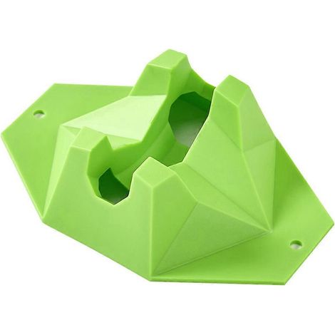 Protection de roue pour vélo/trottinette, support de stationnement pour trottinette, accessoire de rangement au sol vert (1/5)