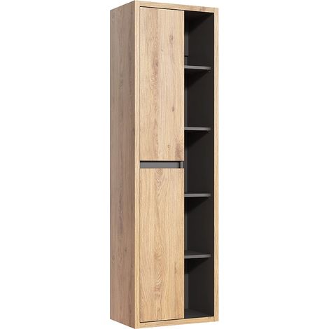 Colonna per bagno sospesa Naturale chiaro H170 cm - PURNAL