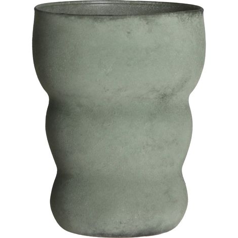 Vase chic vert style shabby en verre - Vert de style shabby chic vintage (1/4)