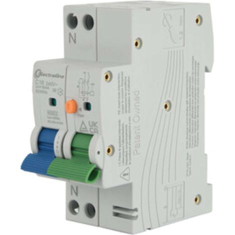INTERRUTTORE DIFFER.MAGNETOTERMICO 16A 30MA A-C