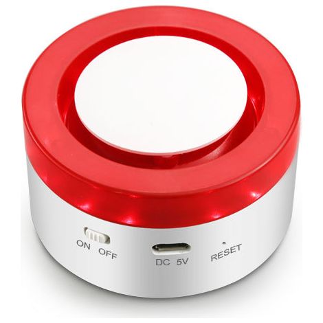 Système antivol pour maison connectée Tuya avec sirène sonore et lumineuse et Wi-Fi, passerelle intelligente et système d'alarme. (1/4)