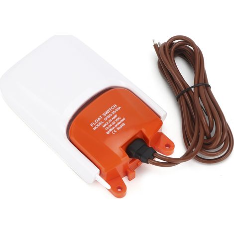 Schwimmerschalter für Bootsbilgenpumpen, alterungs- und UV-beständig, für 25-A-Systeme mit 12 V, 24 V und 32 V. (1/5)