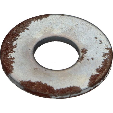 Rondelle Plate M10X27X2 L Acier zingué ROUILLEE-200 pièces