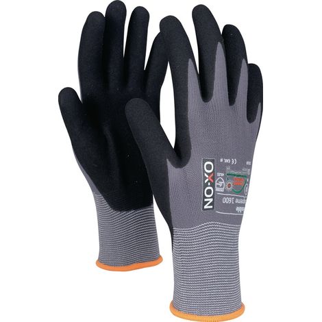 OX-ON Gants Flexible Supreme 1600 taille 11 noir/gris clair 12 paires ( 4000391367 )