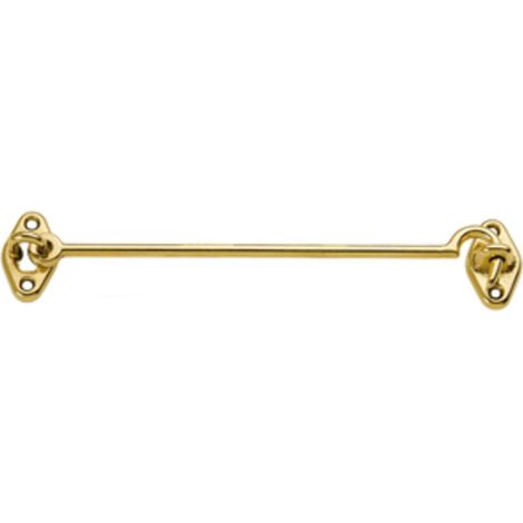 GANCIO FERMAFINESTRA OTTONE LUCIDO 200 MM Q.TA 12