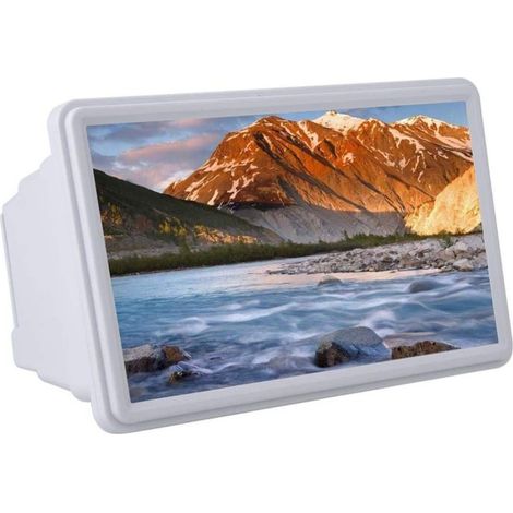 12" Portable Screen Magnifier, iPhone Compatible, with Cleaning Cloth