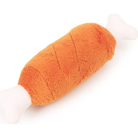Jouets en peluche pour chat, 2 pièces, fabrication sonore à double os, jambes de poulet, fournitures pour animaux de compagnie, jouets pour chien et chat (1/5)