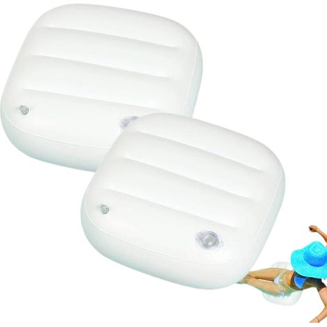 Siège Gonflable Spa - 2 Pièces - PVC - Réglable Eau Air - Jacuzzi Piscine Baignoire (1/5)