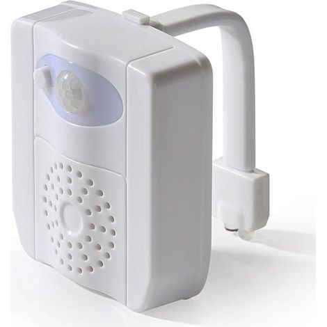 Lampe Toilette Veilleuse –Lampe Toilette LED Détecteur avec Désinfection UV, Lumières de Toilette de Capteur Activé avec Aromathérapie & 16 Couleurs, pour WC/Salle (1/4)