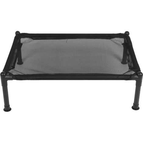 Lit surélevé pour chien toutes saisons, cadre métallique universel, maille respirante, extérieur surélevé pour intérieur 49x49x19cm / 19.3x19.3x7.5in (1/5)