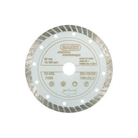 Baier Maschinenfabrik Diamantscheibe 7230 (1/2)