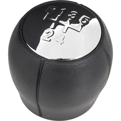 Pomo de palanca de cambios cromado de 5 velocidades para Opel Astra I F (1/5)