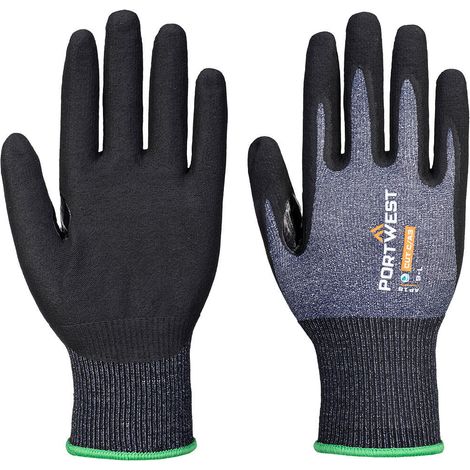 Guanto Sg Grip15 Eco Nitrile (confezione da 12) - XXL - Blu/nero - Portwest