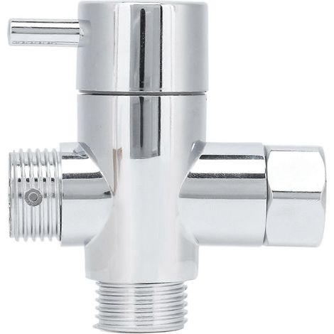 Robinet inverseur de douche G1/2 à 3 voies pour pommeau de douche à main et pommeau fixe