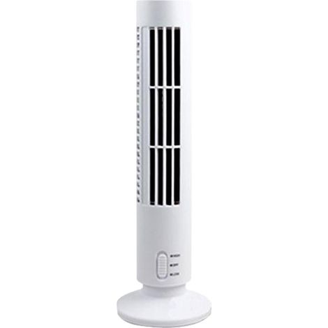 Ventilateur Tour Sans Pales - Rechargeable USB - Léger et Élégant - Parfait pour Été - Alovez