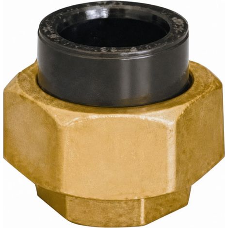 Raccordo 3 pezzi femmina ottone/PVC HTA 3342/40