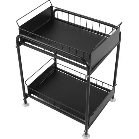 Panier en maille amovible, robuste, coulissant, durable, stable sous l'vier avec tiroir pour armoire. (1/5)