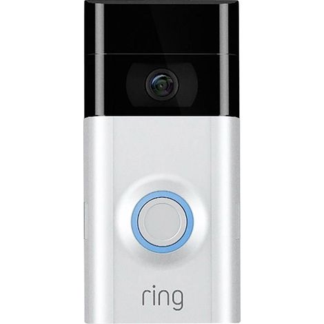 Interphone vidéo IP ring 4462222 8VR1S7-0EU0 Wi-Fi Station extérieure 1 foyer satin-nickel X758201 (1/5)